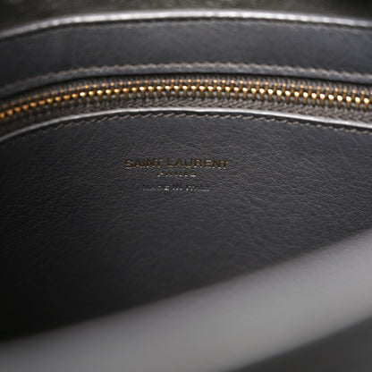 Saint Laurent Calfskin Small Monogram Cabas Fog 6 of 10