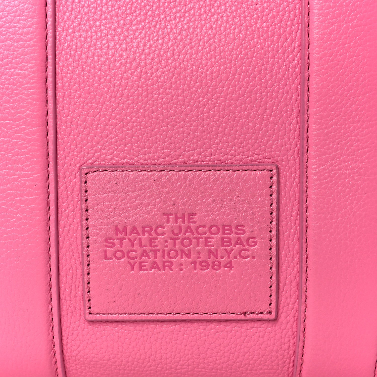 Marc Jacobs Grained Calfskin Small The Tote Bag Morning Glory 8 of 11