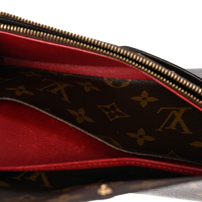 Louis Vuitton Monogram Emilie Wallet Red 5 of 15