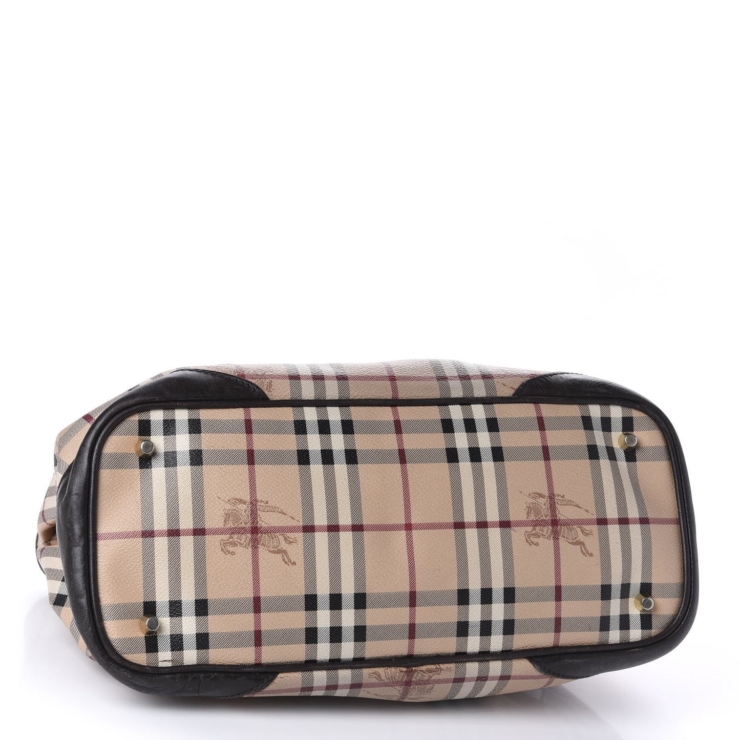 Haymarket Check Tote Chocolate
