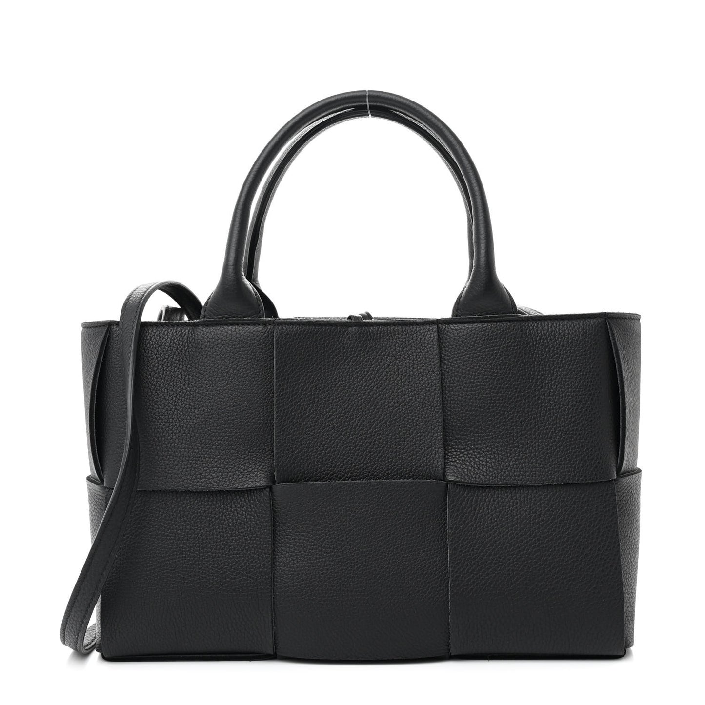 Nappa Maxi Intrecciato Arco Tote Black