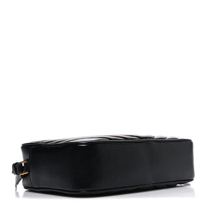 Saint Laurent Calfskin Matelasse Monogram Lou Camera Bag Black 4 of 10