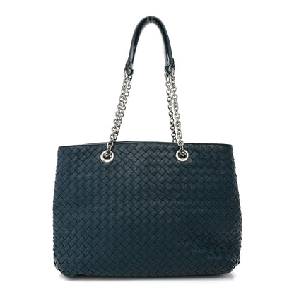 Bottega Veneta Nappa Intrecciato Medium Classic Chain Strap Tote Mallard 1 of 10
