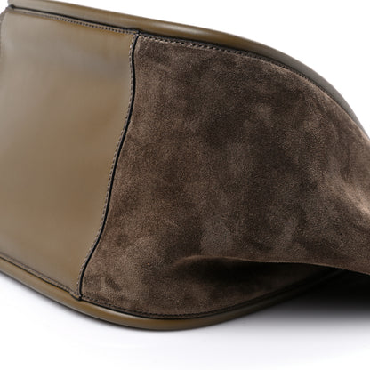 Proenza Schouler Calfskin Suede Large Ruched Tote Truffle 9 of 10