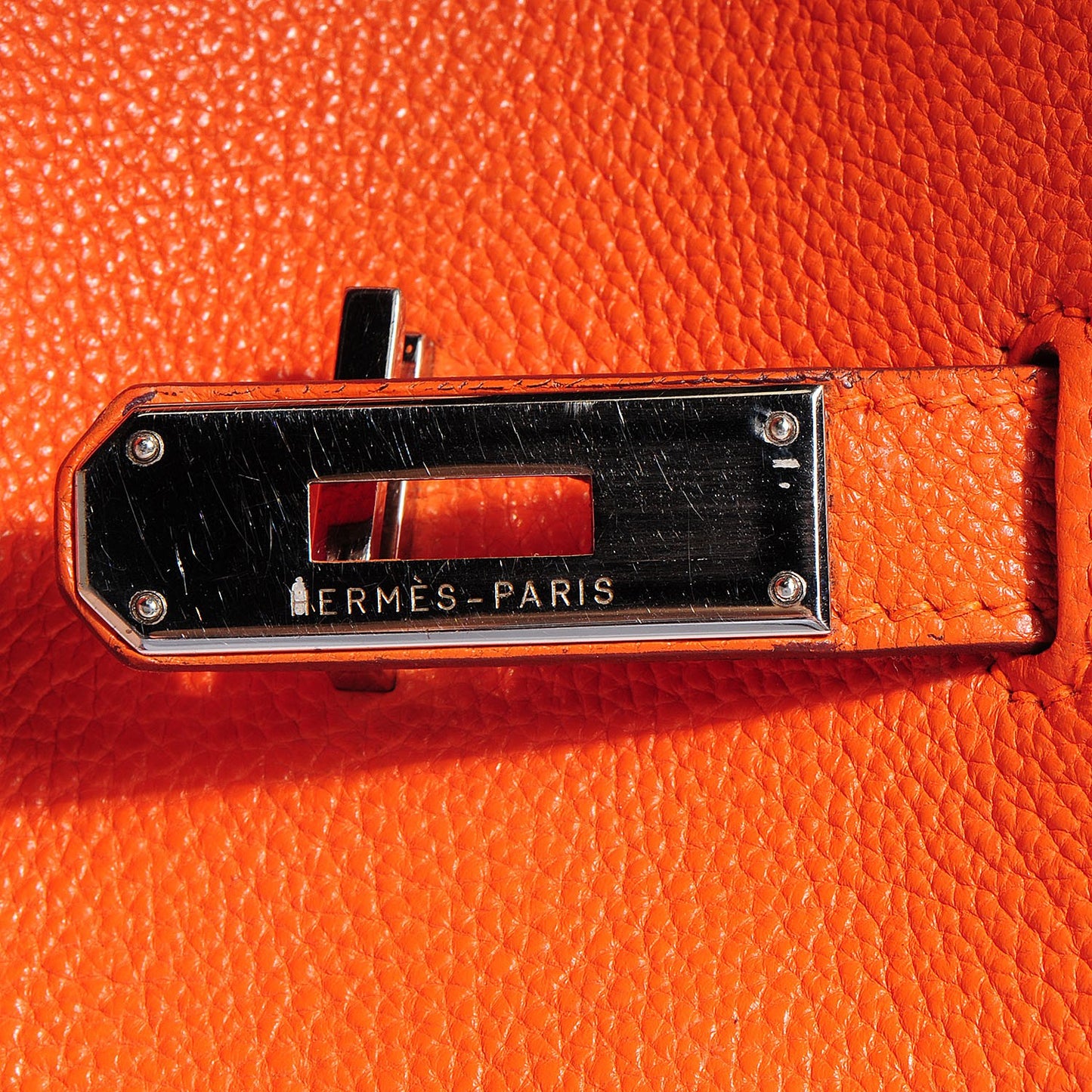 Togo Birkin 35 Orange