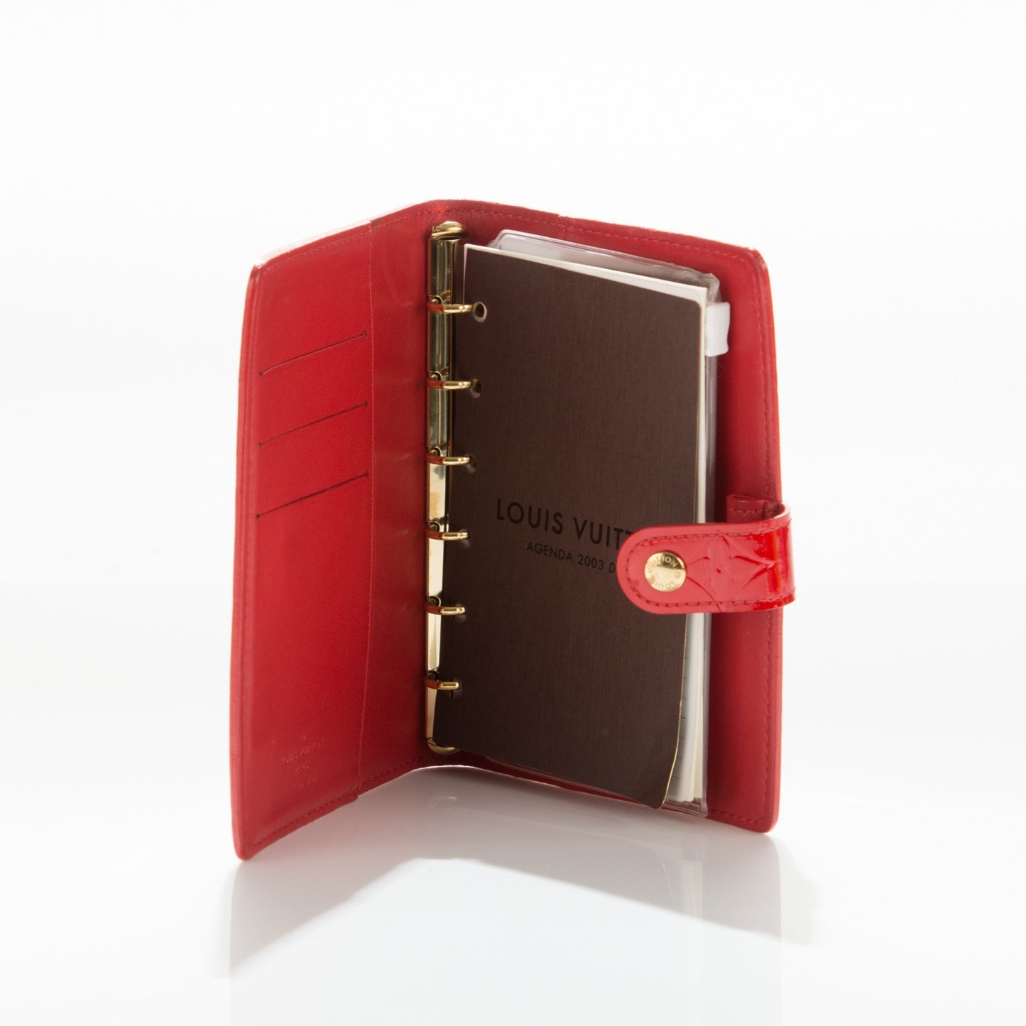 Vernis Small Ring Agenda Cover Red