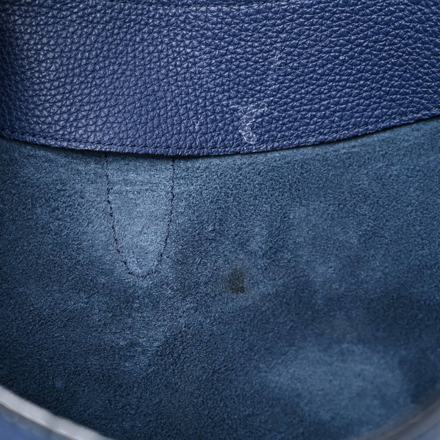 Soft Grained Calfskin Large Jackie Hobo Classic Blue Marine