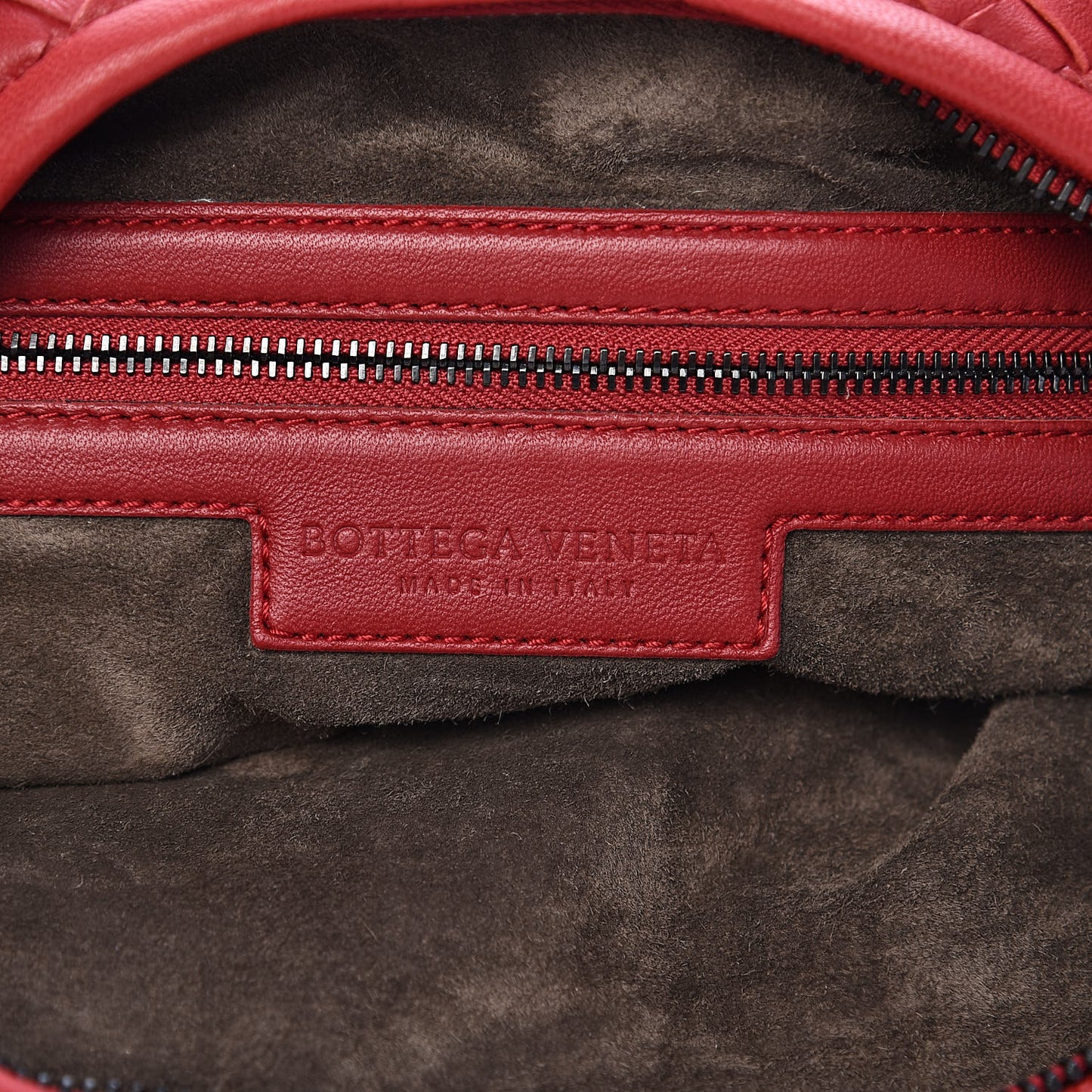 Nappa Intrecciato Large Belly Veneta Hobo Fraise