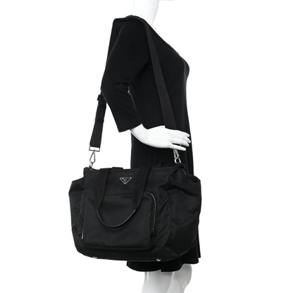 Prada Tessuto Nylon Vela Diaper Bag Black 2 of 11