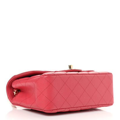 Chanel Caviar Quilted Mini Rectangular Flap Coral 3 of 9