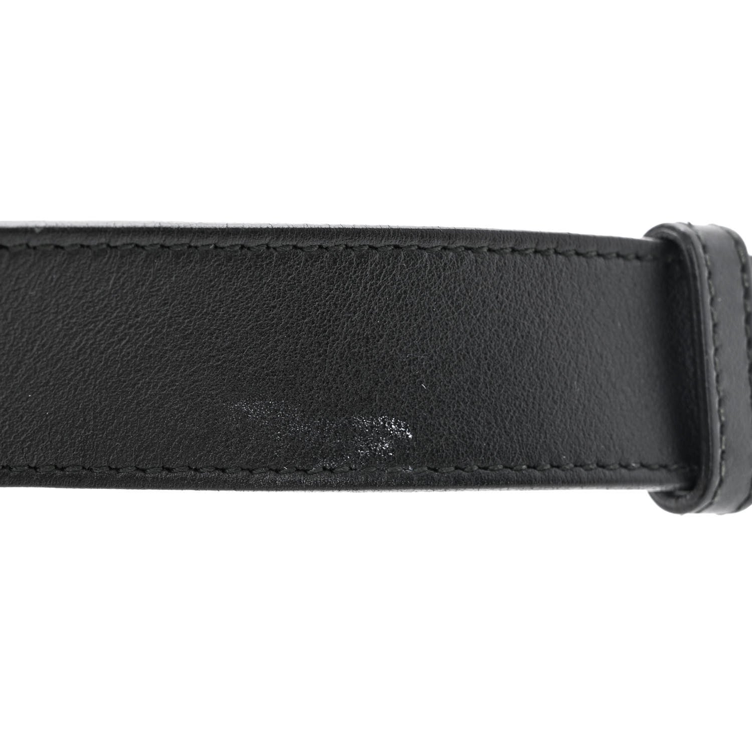 Gucci Calfskin Matelasse Animal Studs GG Marmont Belt Bag 85 34 Black 13 of 13