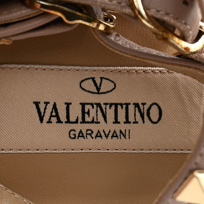 Valentino Garavani Nappa Rockstud Ankle Strap 65mm Pumps 38 Rubino Poudre 6 of 11