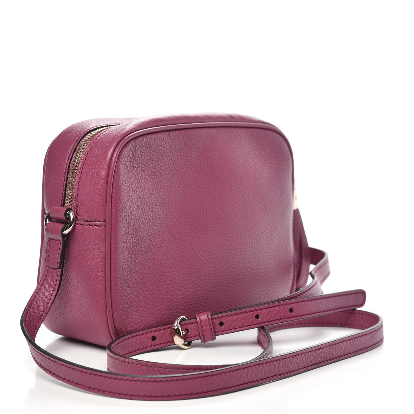 Pebbled Calfskin Small Soho Disco Bag Peonia Flower