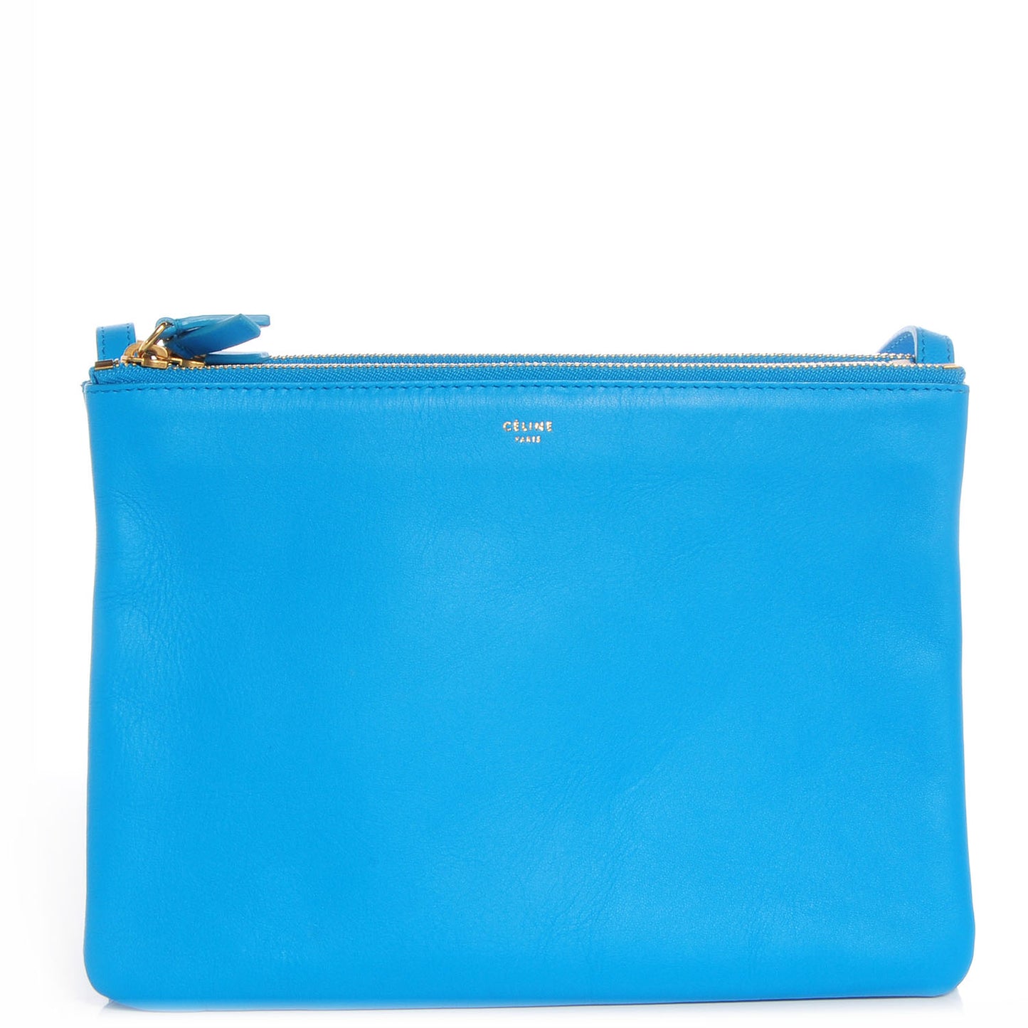 Lambskin Large Trio Crossbody Bag Turquoise