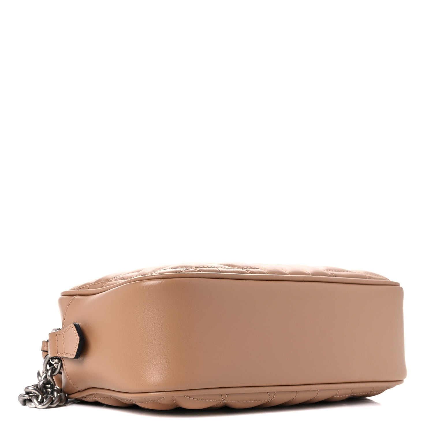 Gucci Calfskin Matelasse Aria Small GG Marmont Chain Shoulder Bag Camelia 3 of 12