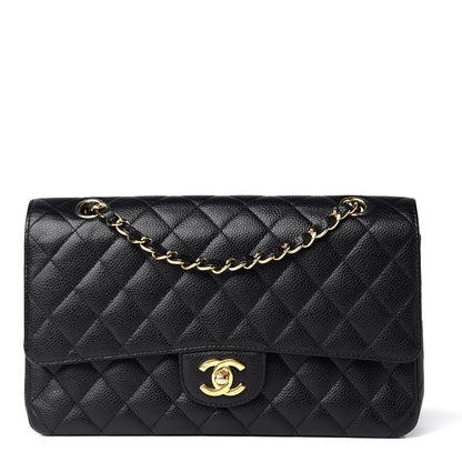 Chanel Caviar Quilted Medium Double Flap Black 1 of 11