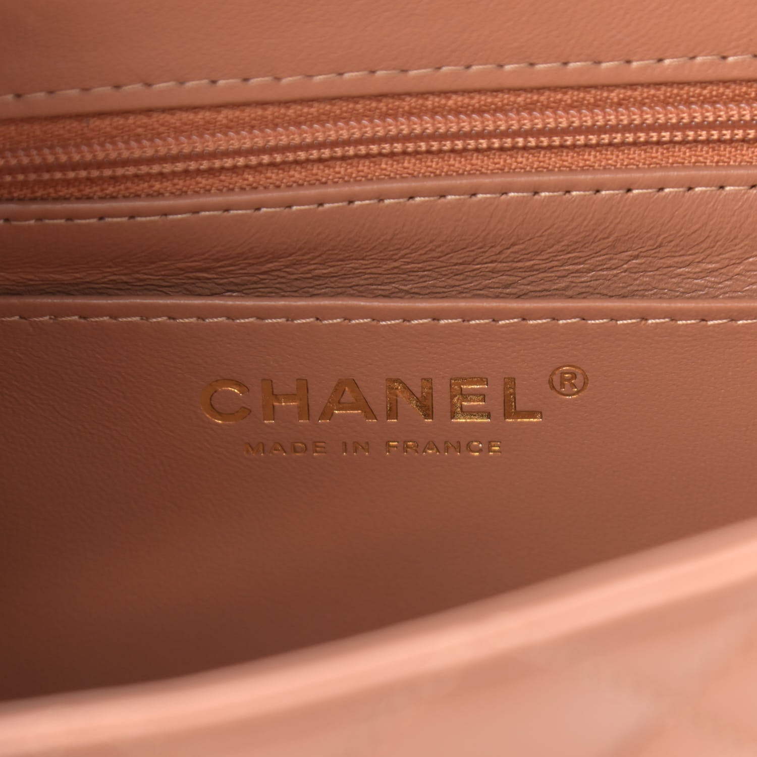 Chanel Lambskin Quilted Mini Square Flap Brown 8 of 11