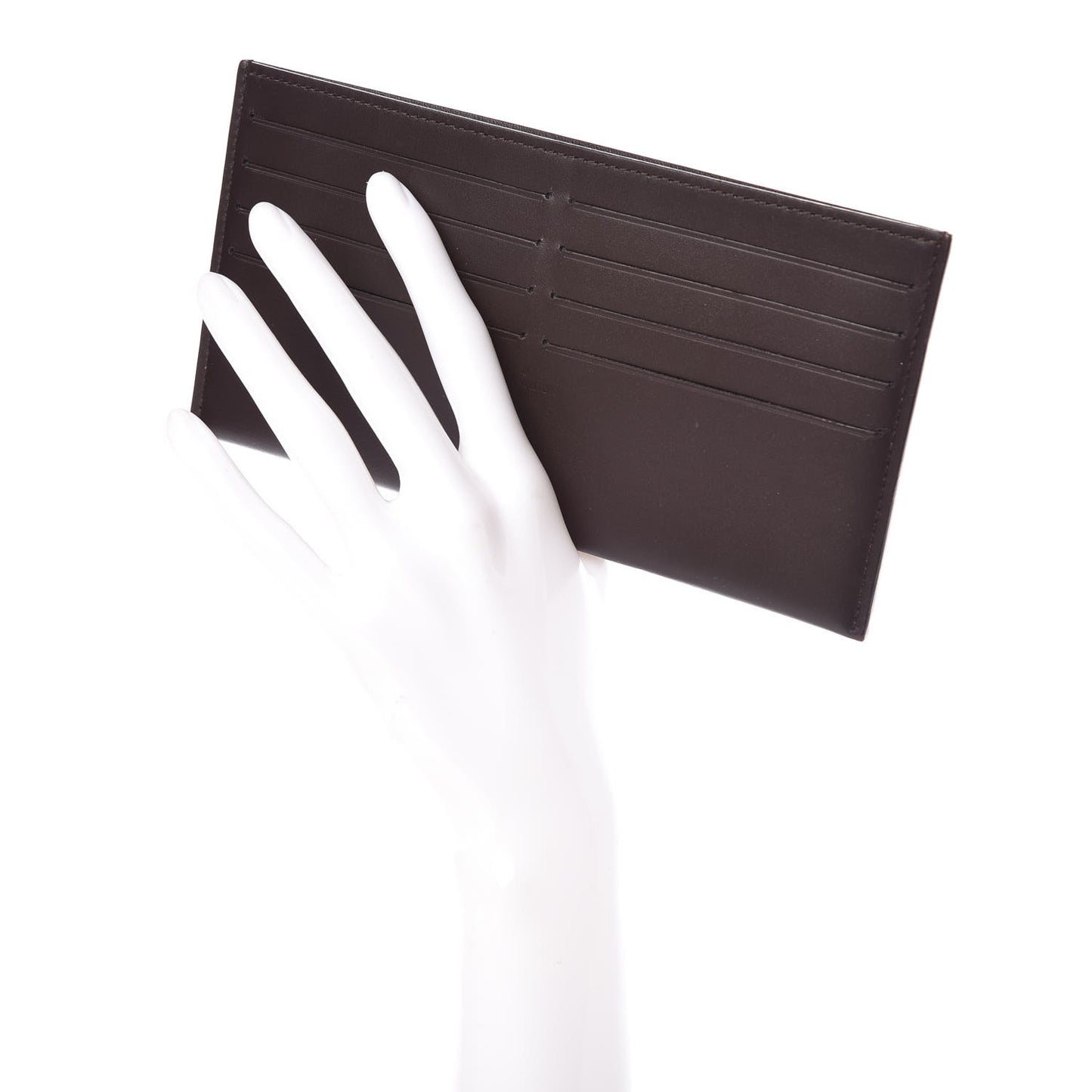Calfskin Felicie Card Holder Insert Amarante
