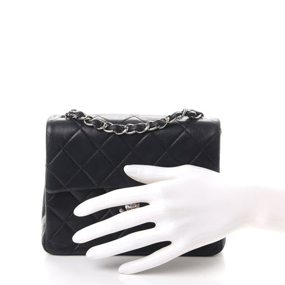 Chanel Lambskin Quilted Mini Square Flap Black 3 of 13