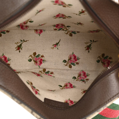 Gucci GG Supreme Monogram Web Neo Vintage Shoulder Bag Beige New Acero Crop 5 of 10