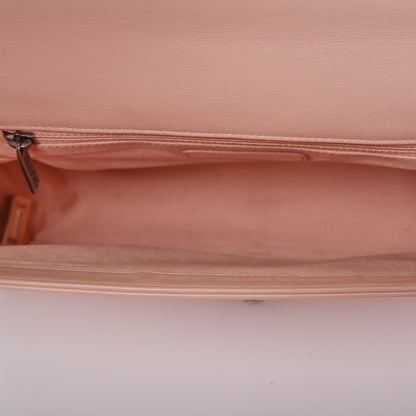Chanel Calfskin Quilted New Medium Boy Flap Light Pink 5 of 7