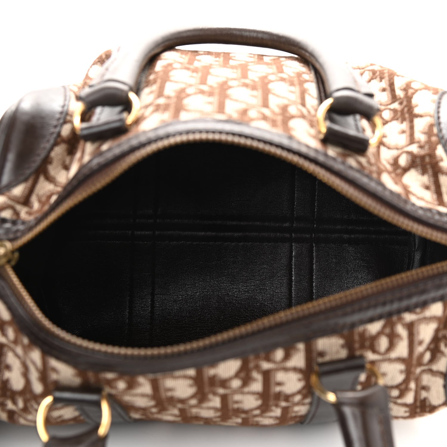 Christian Dior Monogram Boston Brown 5 of 12