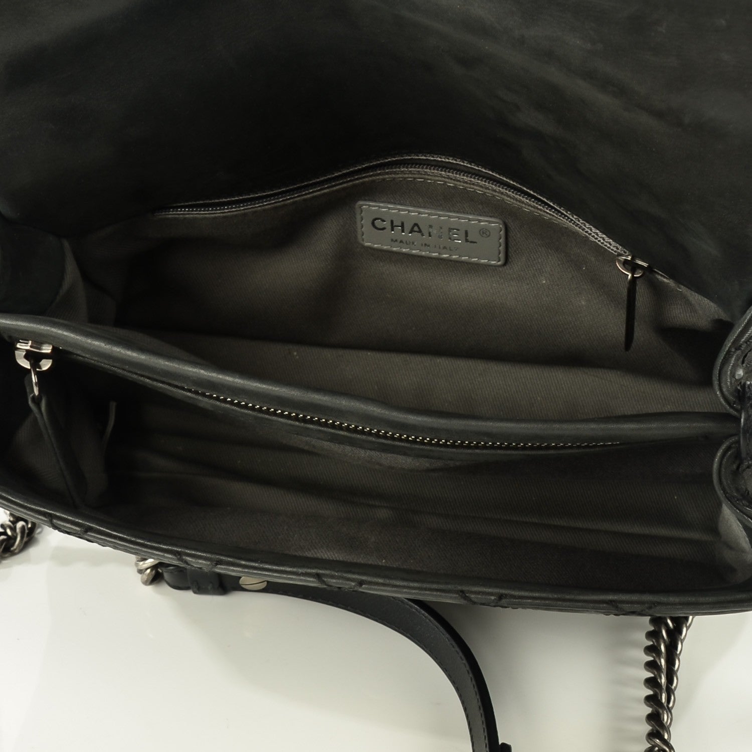 Chanel Iridescent Calfskin Coco Daily Medium Flap Black 7 of 7
