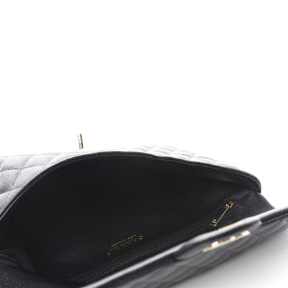 Chanel Caviar Quilted Flap Clutch Black 5 of 11
