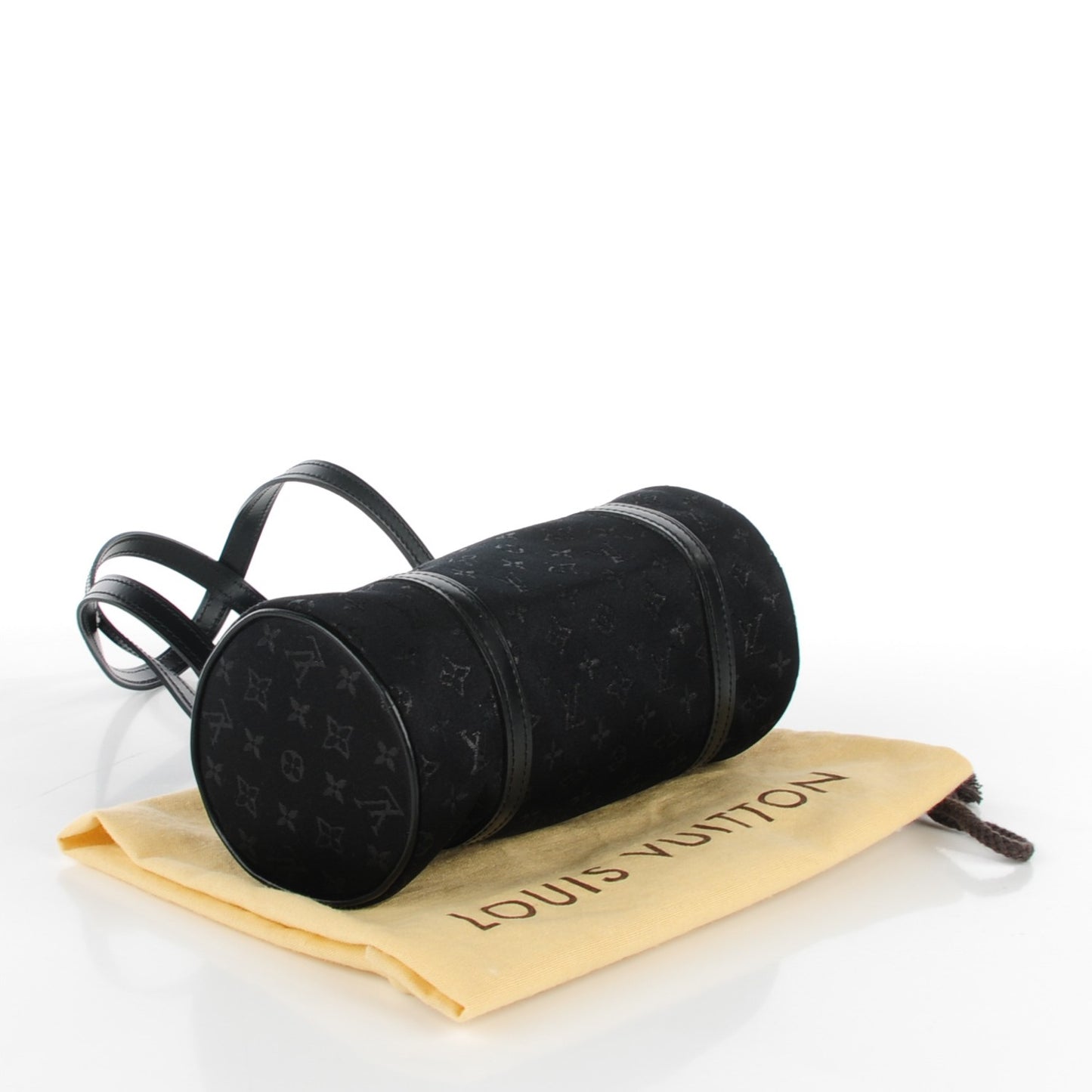 Satin Monogram Mini Papillon Black