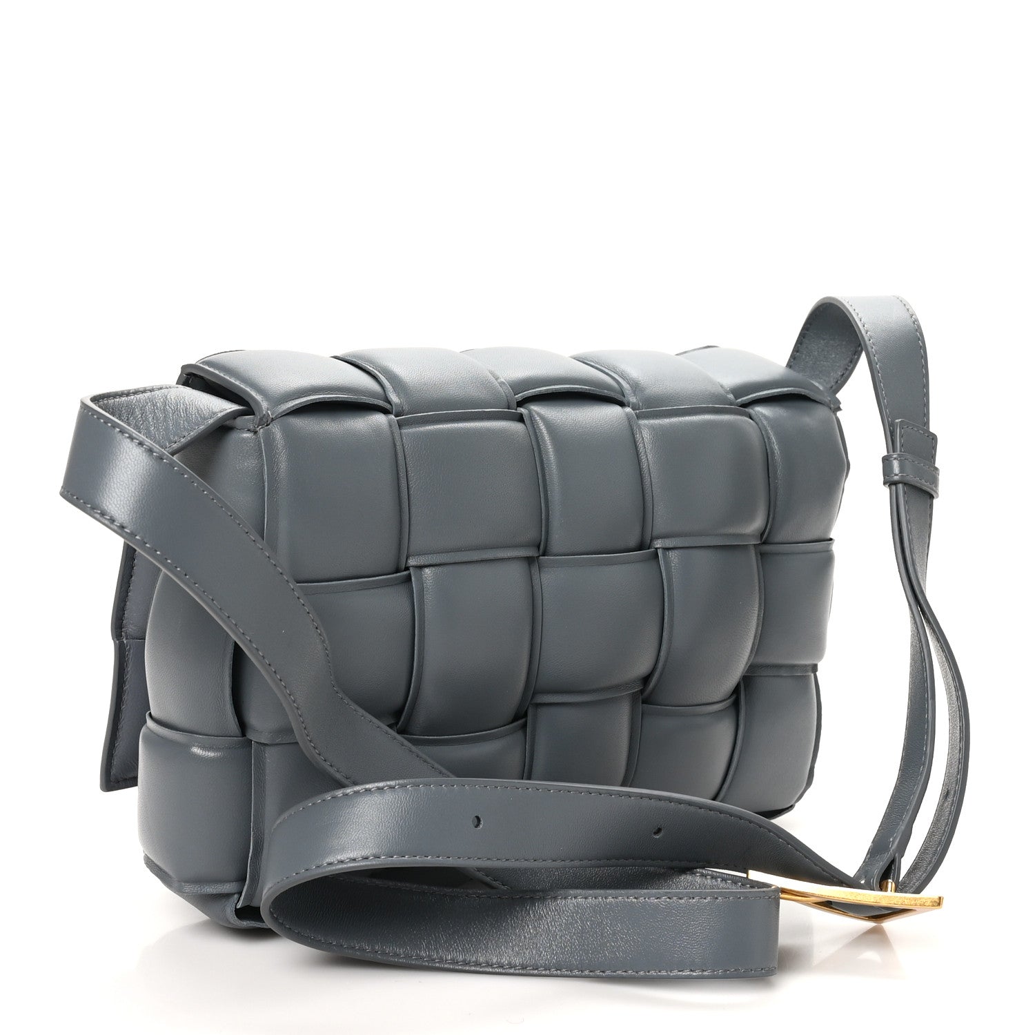 Bottega Veneta Nappa Maxi Intreccio Padded Cassette Crossbody Bag Thunder 3 of 9