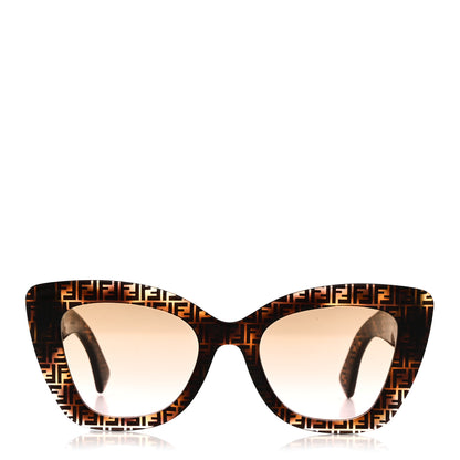 Fendi Acetate F is Fendi FF 51mm Cat Eye Sunglasses 0327/S Tortoise Camouflage 2 of 6