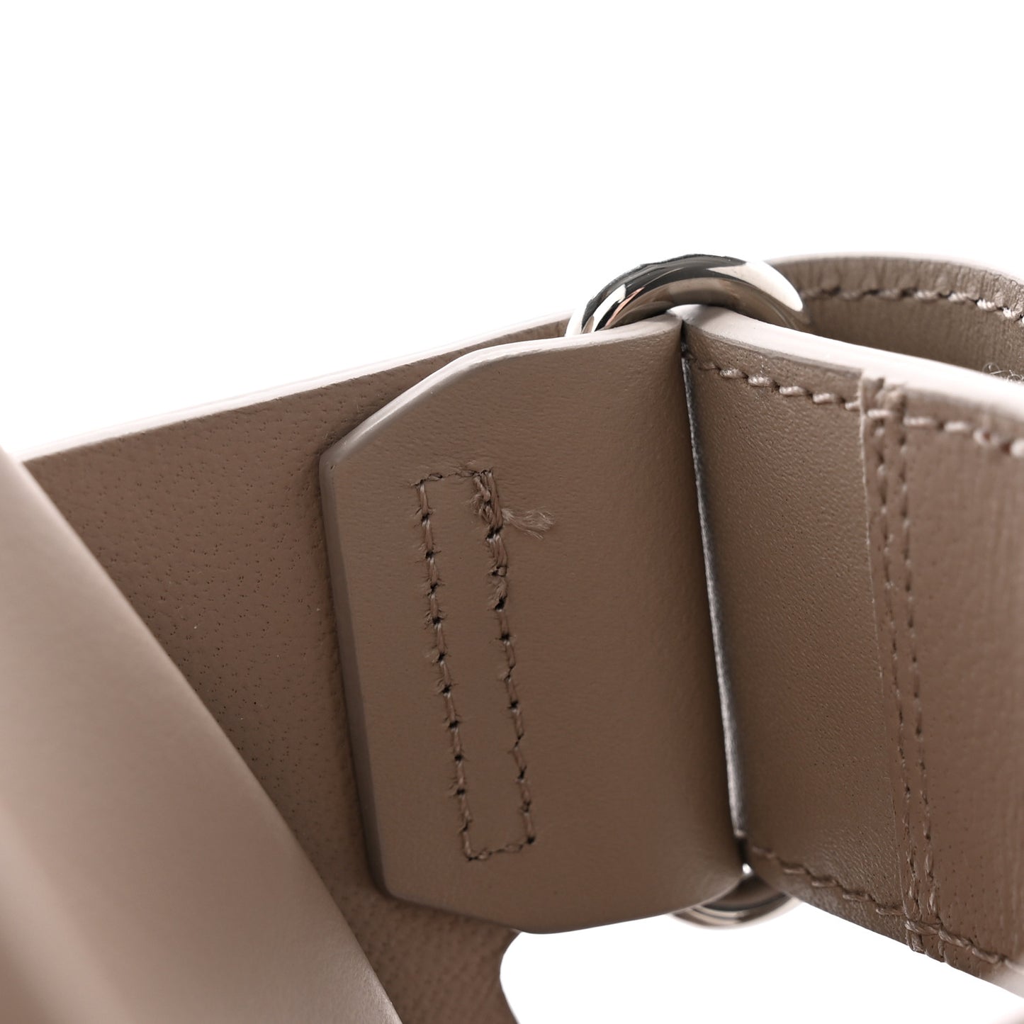 Calfskin Womens Chypre Sandals 36 Beige Mastic