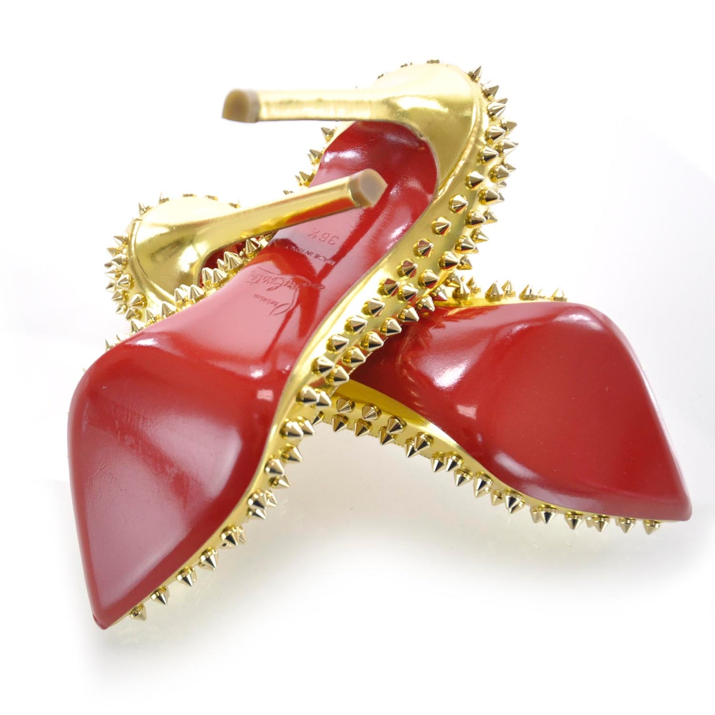 Patent Pigalle Spikes 120 Pumps 36.5