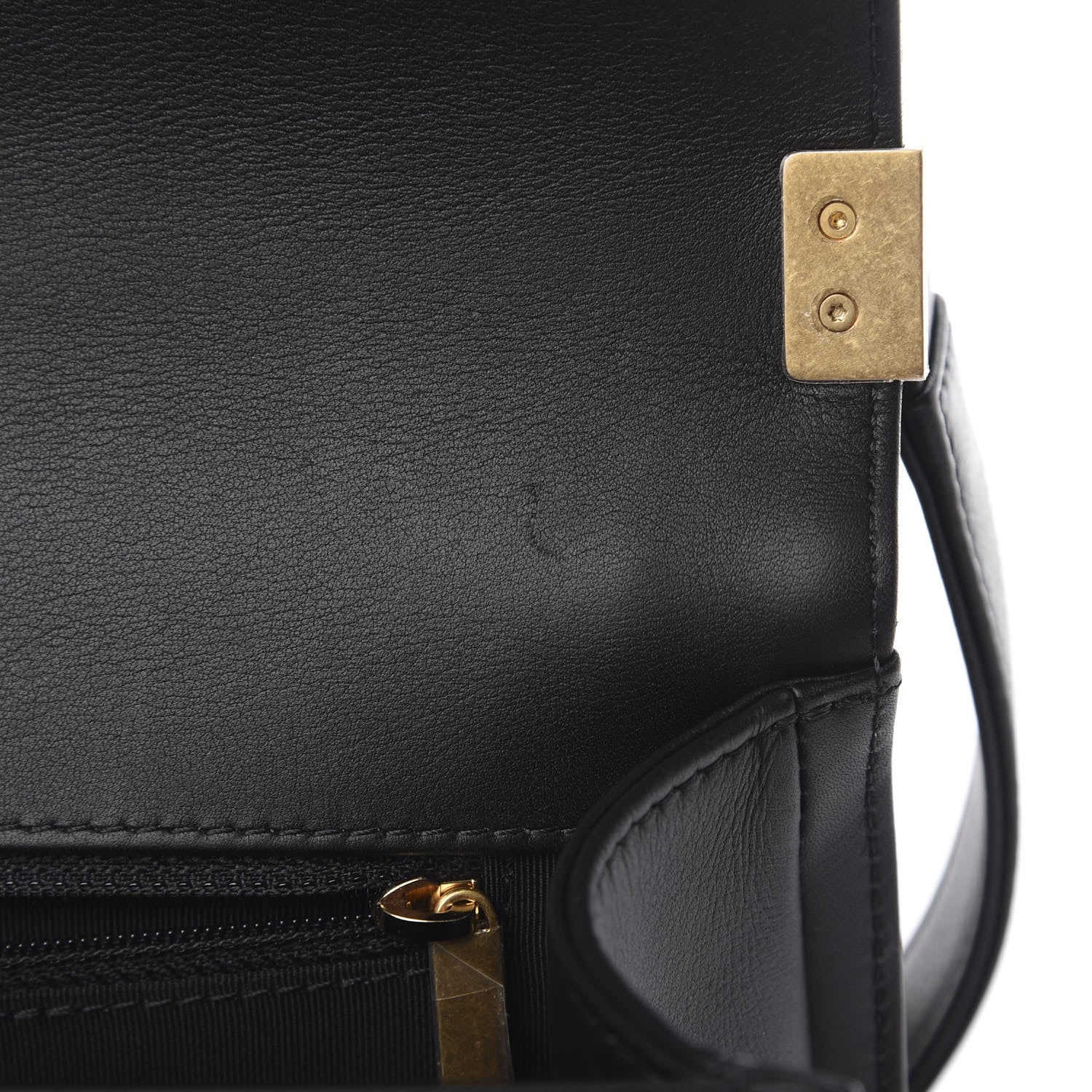 Chanel Calfskin Quilted New Medium Boy Flap Black 14 of 14