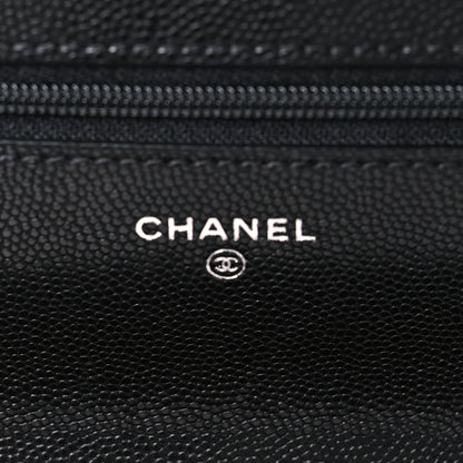 Chanel Caviar Quilted My Everything Wallet On Chain WOC Black 6 of 11