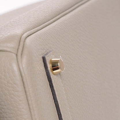 Hermes Taurillon Clemence Birkin 35 Sauge 22 of 27