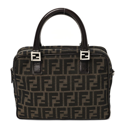 Fendi Zucca Top Handle Tote Tobacco 1 of 11