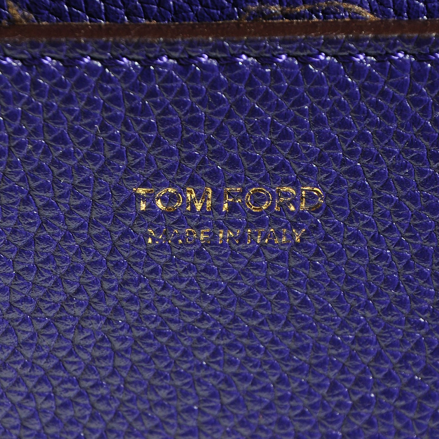 Pebbled Calfskin Large Jennifer Purple