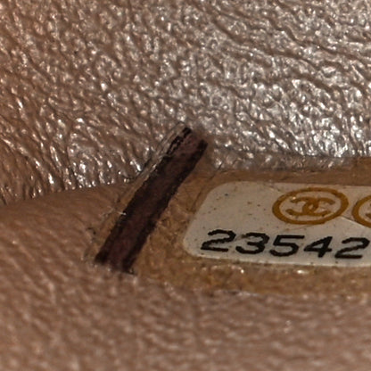 Chanel Metallic Lambskin Quilted Extra Mini V For Victory Flap Light Gold 7 of 11