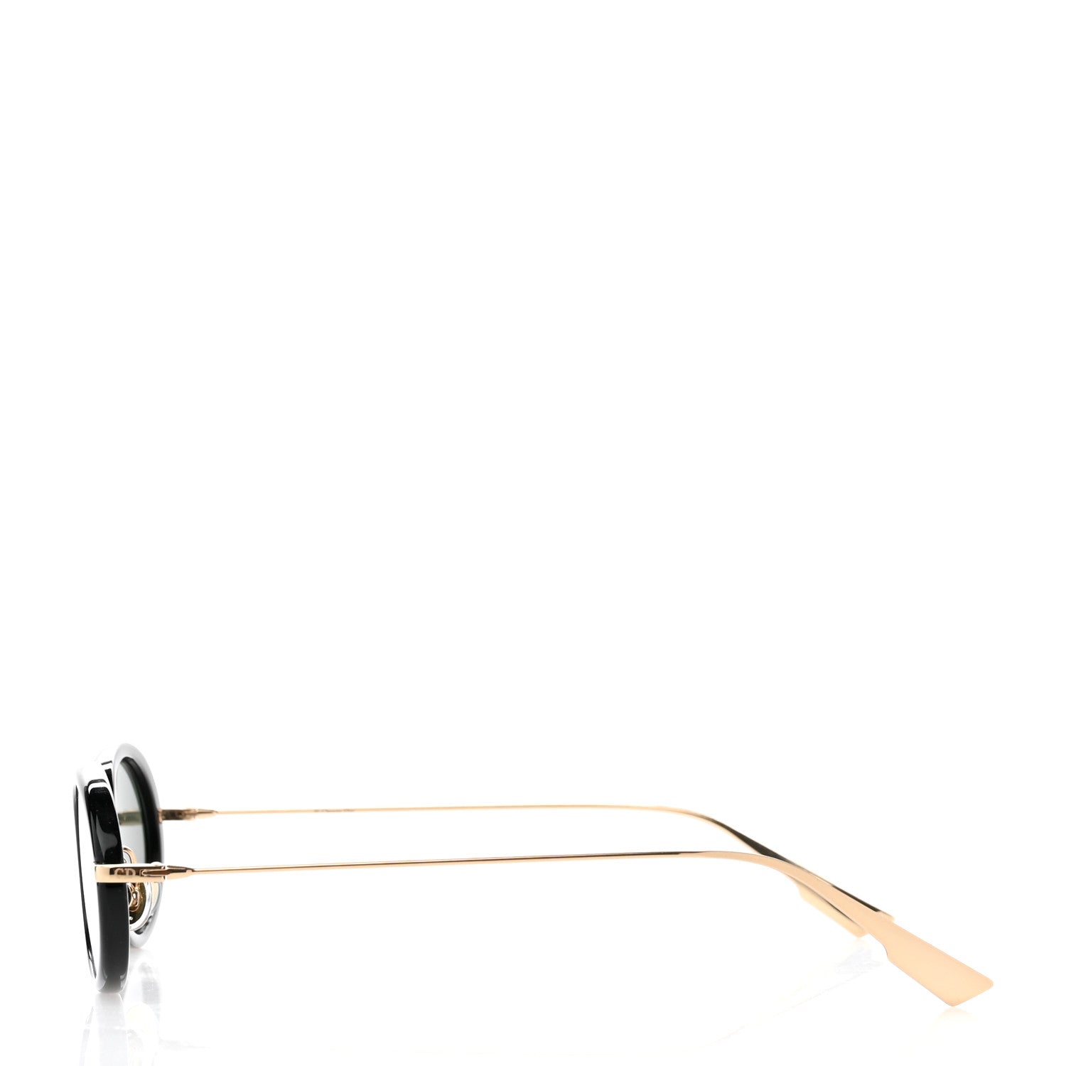 Christian Dior Hypnotic 2 Round Sunglasses Gold Black 3 of 6
