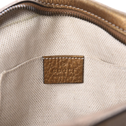 Gucci Metallic Pebbled Calfskin Small Soho Disco Bag Gold Ombre 8 of 10