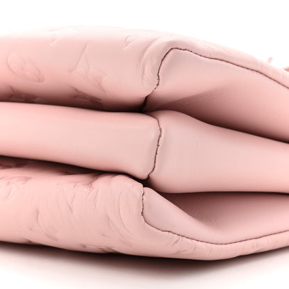 Louis Vuitton LOUIS VUITTON Lambskin Embossed Monogram Coussin PM Rose 10 of 14