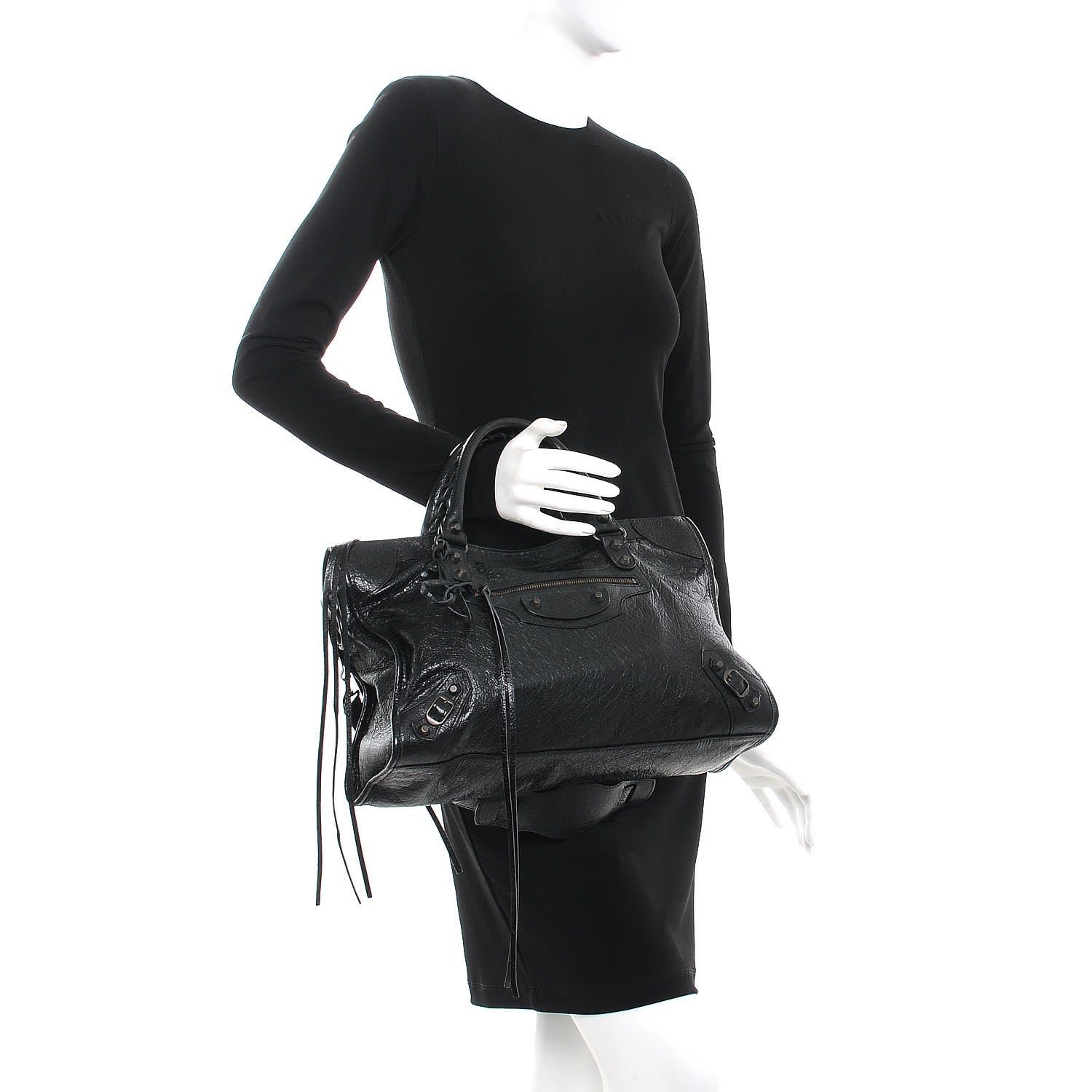 Balenciaga Agneau Classic Hardware City Black 2 of 10