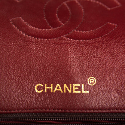 Chanel Lambskin Quilted Medium Double Flap Black 6 of 9