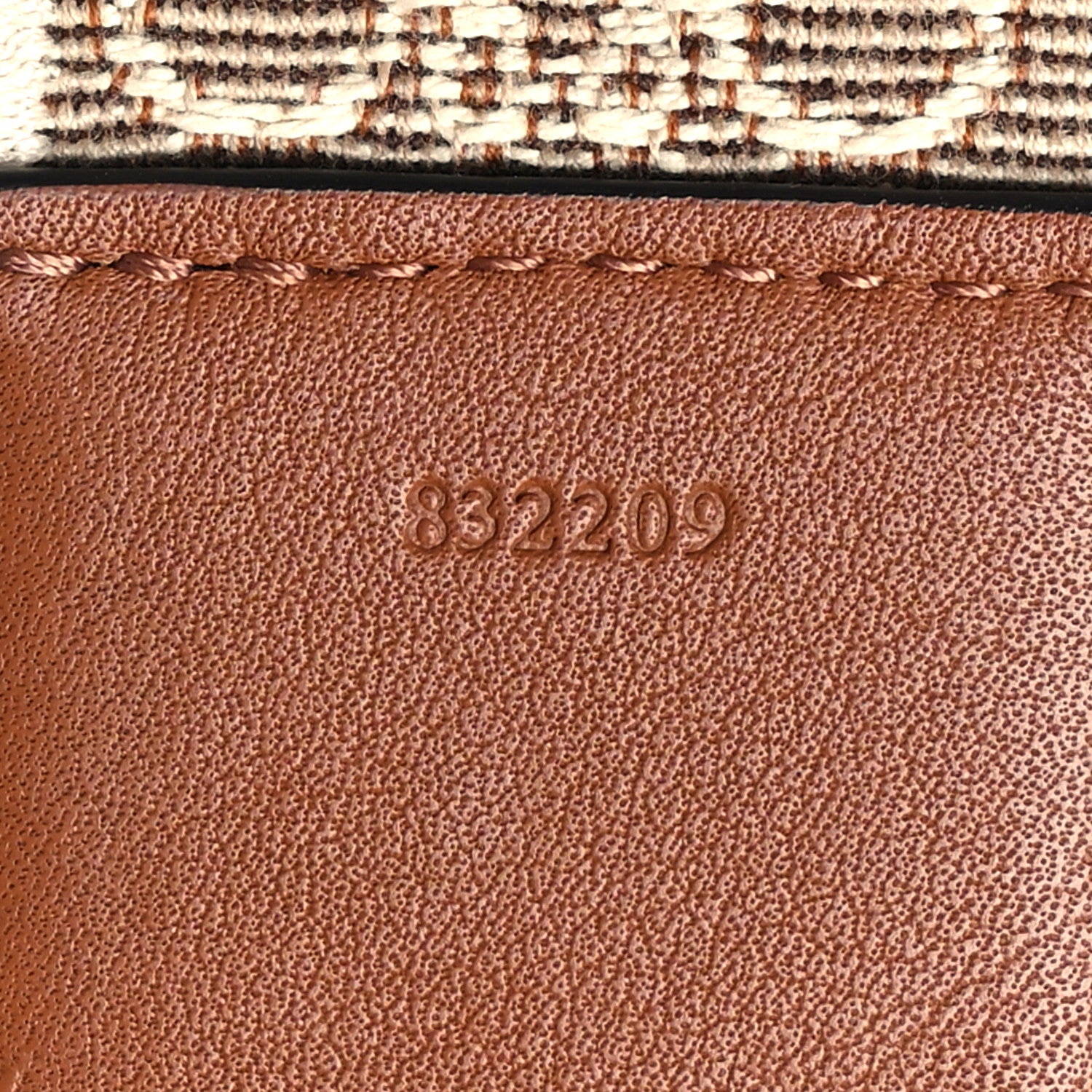 Loewe Calfskin Jacquard Anagram Strap Natural Tan 5 of 5