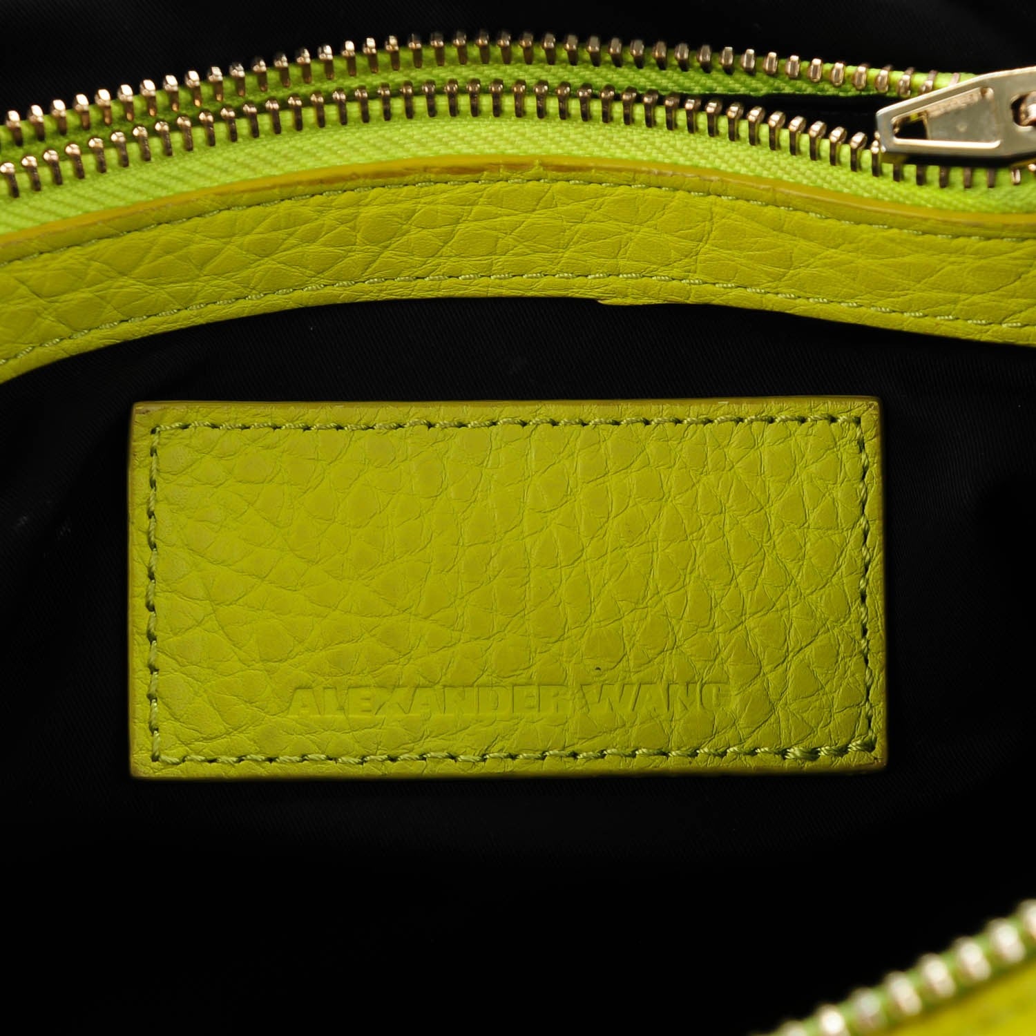 Alexander Wang Pebbled Lambskin Rockie Acid Pale Gold Hardware 5 of 9