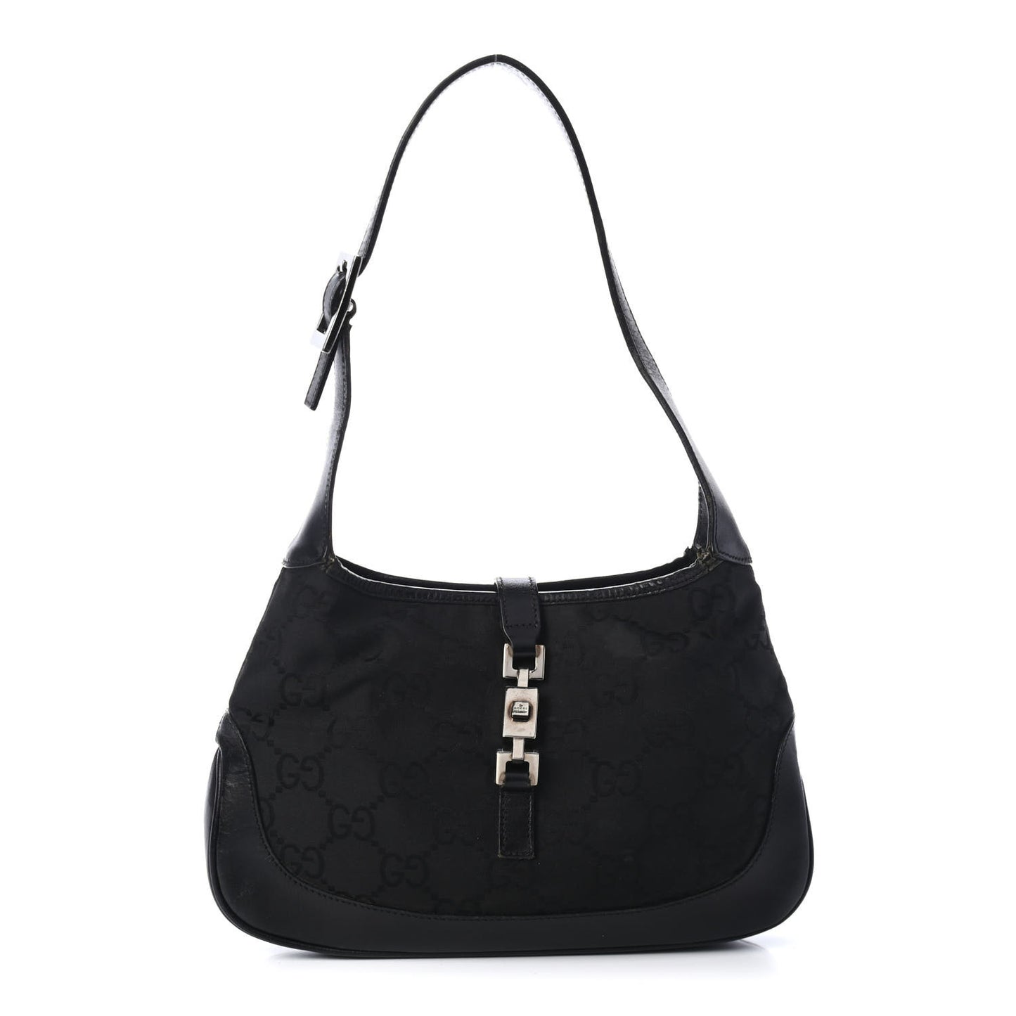 Monogram Small Jackie O Hobo Black