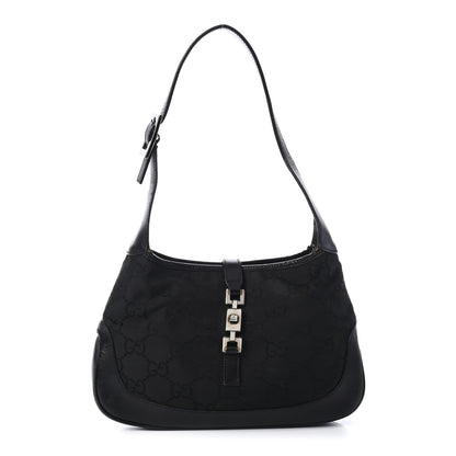 Gucci Monogram Small Jackie O Hobo Black 1 of 4