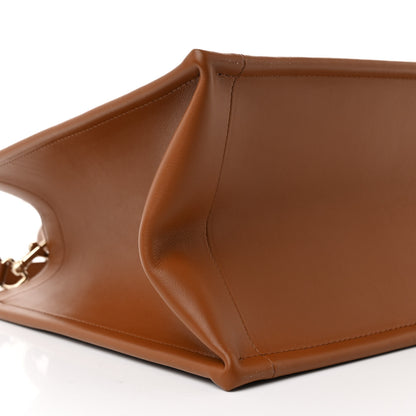 Christian Dior Calfskin Macro Cannage Medium Book Tote Golden Saddle 9 of 12