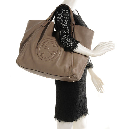 Gucci Cellarius Calfskin Large Soho Shoulder Bag New Fango 2 of 9